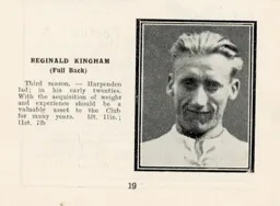 Reg Kingham Luton News Handbook 1928-29