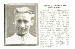 Reg Kingham Luton News Handbook 1930-31