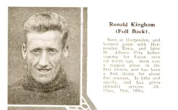 Reg Kingham Luton News Handbook 1933-34