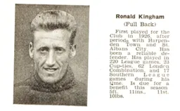 Reg Kingham Luton News Handbook 1934-35