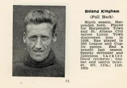 Reg Kingham Luton News Handbook 1935-36