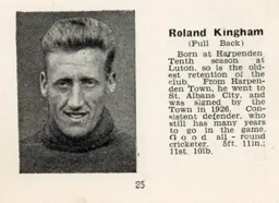 Reg Kingham Luton News Handbook 1936-37