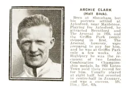 Archie Clark Luton News Handbook 1930-31
