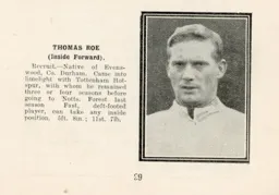 Tommy Roe Luton News Handbook 1928-29