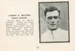 Albert Walters Luton News Handbook 1928-29