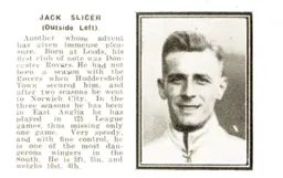 Jackie Slicer Luton News Handbook 1930-31