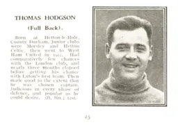 Tommy Hodgson Luton News Handbook 1931-32