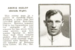 Archie Heslop Luton News Handbook 1930-31