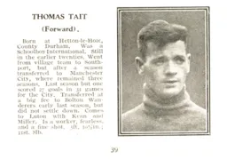 Tommy Tait Luton News Handbook 1931-32