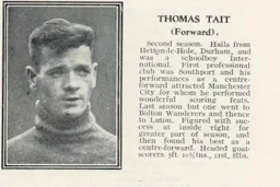 Tommy Tait Luton News Handbook 1932-33