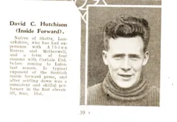 Davie Hutchison Luton News Handbook 1933-34