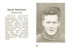 Davie Hutchison Luton News Handbook 1934-35