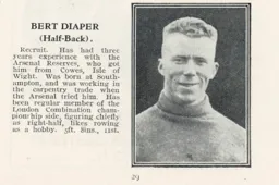 Bert Diaper Luton News Handbook 1932-33