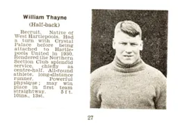 Billy Thayne Luton News Handbook 1934-35