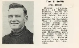 Tom Smith Luton News Handbook 1935-36
