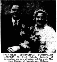 Fred Roberts Marriage October 1935