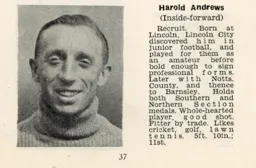 Harold Andrews Luton News Handbook 1935-36