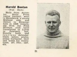 Harold Booton Luton News Handbook 1936-37