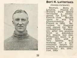 Bert Lutterloch Luton News Handbook 1936-37