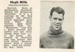 Hugh Mills Luton News Handbook 1936-37