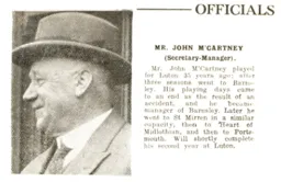 John McCartney Luton News Handbook 1929-30