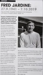 Fred Jardine Obit 2019