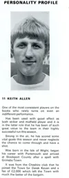 Keith Allen Personality Profile 1969