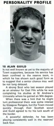 Alan Guild Personality Profile 1969