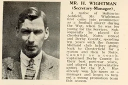 Harold Wightman Luton News Handbook 1932-33