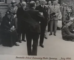 Harry Arnold Dunstable School Bath Opening 1936