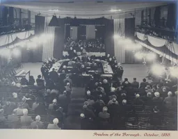 Harry Arnold Freedom of the Borough 1935 2