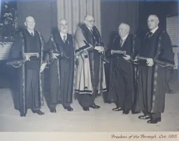 Harry Arnold Freedom of the Borough 1935