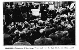 Harry Arnold High Sheriff duty Dec 1936