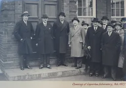 Harry Arnold Opening of Laportes Lab 1937