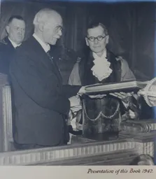 Harry Arnold Presentation of Book 1942