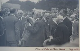 Harry Arnold Prince of Wales Visit 1930