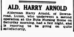 Harry Arnold operation Sep 1932