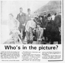 Harry Arnold picture feature Luton News June 1986