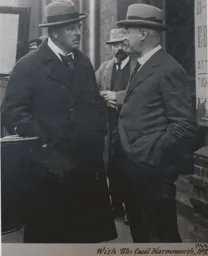 Harry Arnold with Cecil Harmsworth