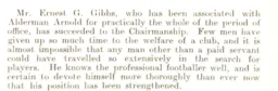 Ernest Gibbs Becomes Chairman 1929-30