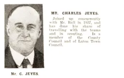 Charlie Jeyes Luton News Handbook 1931-32