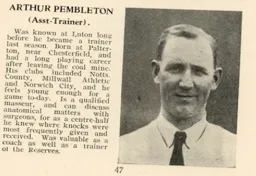 Arthur Pembleton Luton News Handbook 1932-33