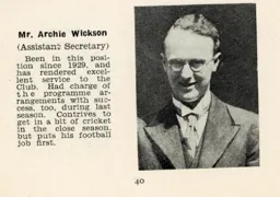 Archie Wickson Luton News Handbook 1935-36