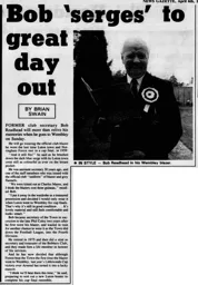 Bob Readhead heads to wembley 1989