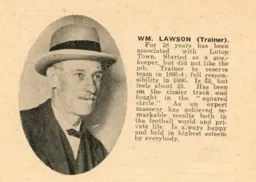 Billy Lawson Luton News Handbook 1921-22