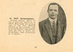 Hubert Day Luton News Handbook 1921-22