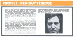 Ken Gutteridge profile April 1978