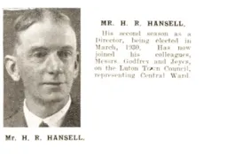 Horace Hansell Luton News Handbook 1931-32
