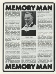 Frank King Memory Man 1973
