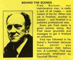 Fred Bunyan Behind the Scenes April 1981